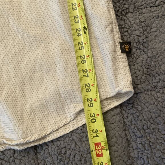 Howler Bros Western Shirt Mens XXL Long Sleeve Button Down Ivory Beige Textured - Picture 14 of 14